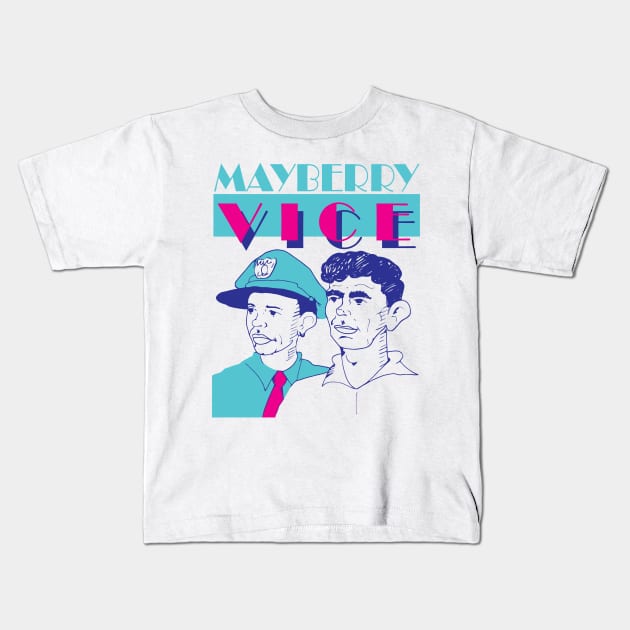 Mayberry Vice Kids T-Shirt by darklordpug